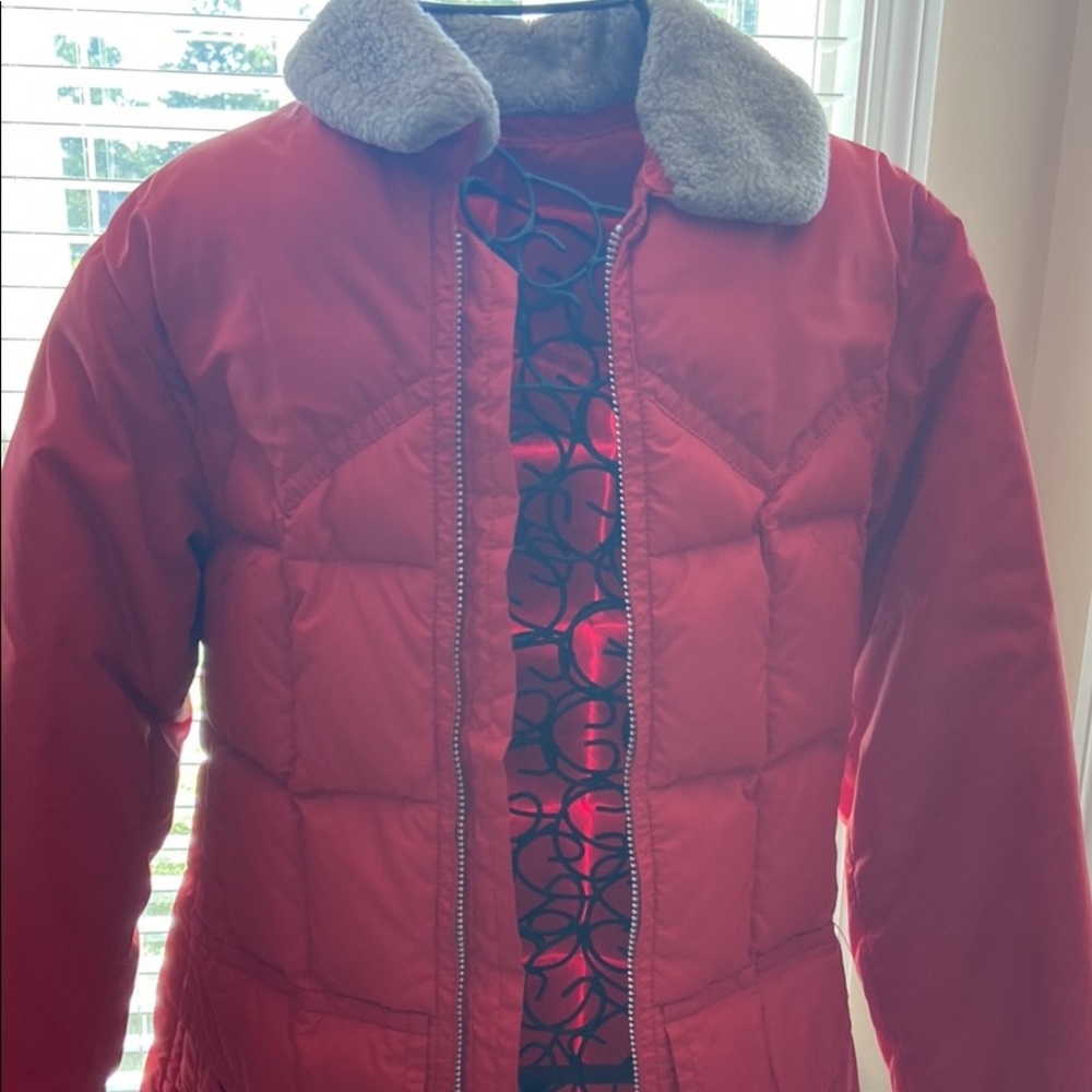 Goose down vintage ski jacket.